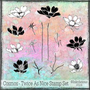 Cosmos Twice As Nice Stamp Set