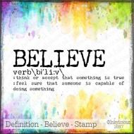 Definition Believe Stamp