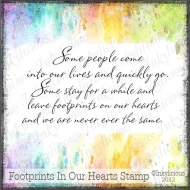 Footprints on our Hearts Stamp