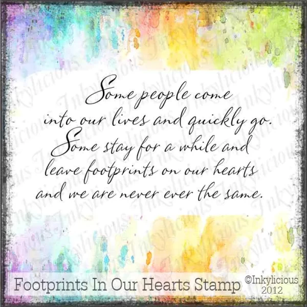 Footprints on our Hearts Stamp