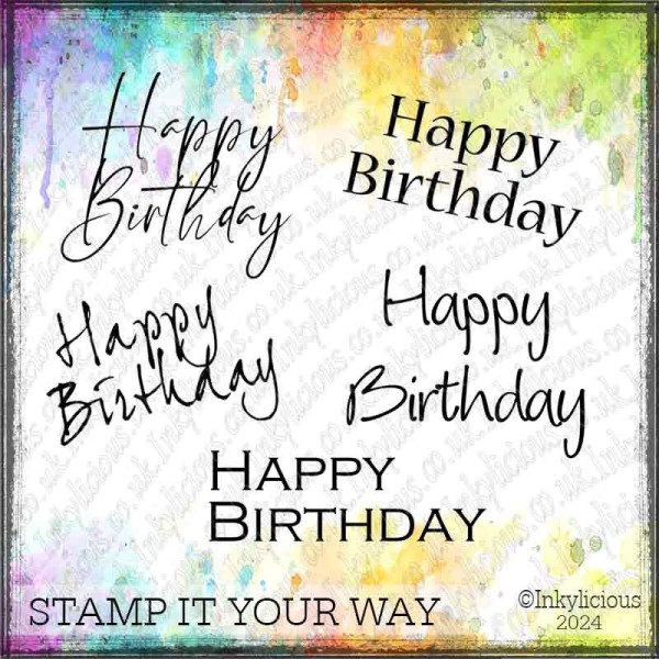 Happy Birthday Stamp Set 5