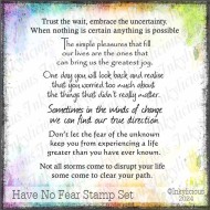 Have No Fear Stamp Set