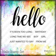 Hello Stamp set