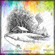 Lakeside Cabin Stamp