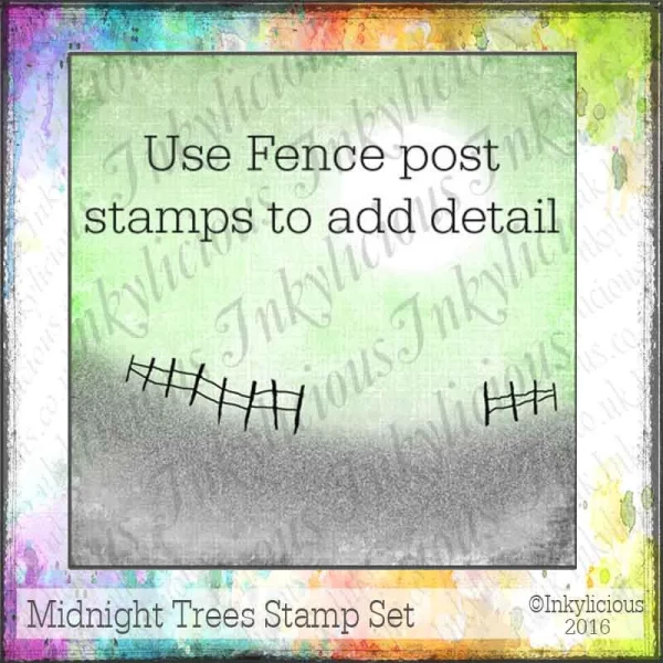 Midnight Trees Stamp Set