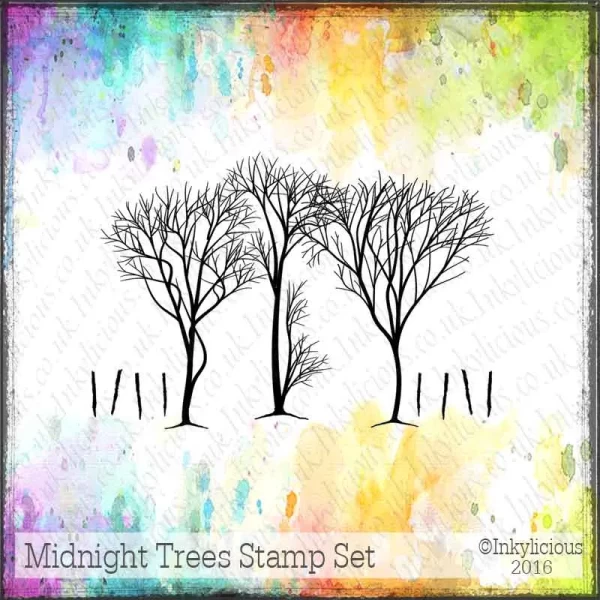 Midnight Trees Stamp Set