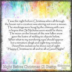 Night Before Christmas 2 Stamp