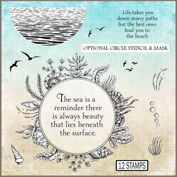 Sea Wreath Stamp Set