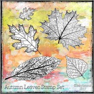 Skeleton Leaves Stamp Set