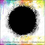 Splatter Circle Stamp Small