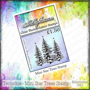 Mini Stamps - Star Trees