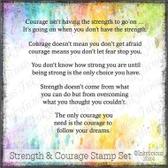 Strength And Courage Stamp Set