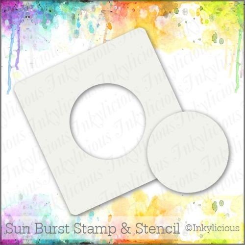 Sun Burst Stamp & Stencil set