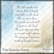 Tide Recedes Verse Stamp