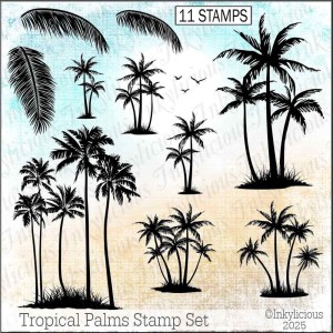 Tropical Palms Stamp Set