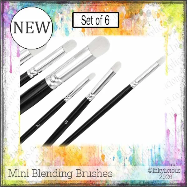 Mini Blending Brushes Pk 6