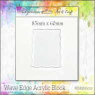 Acrylic Stamp Block 85 x 60