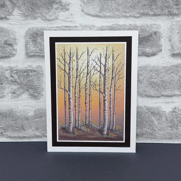 Elegant Birch Trees Stamp Set