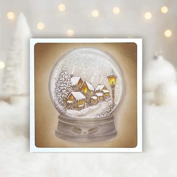 Enchanted Winter Village FREE Stencil