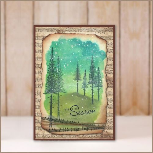 Tall Fir Trees 2 Stamp Set