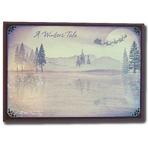 Winterland Mini Trees Stamp Set