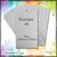 Greyboard Tags Size #6