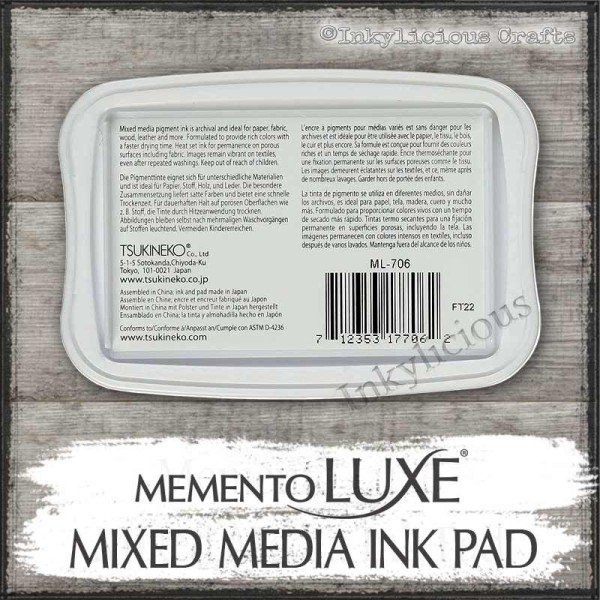 Memento Luxe Ink Pad Teal Zeal