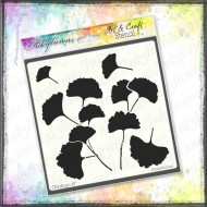 Ginkgo Leaves Stencil 15cm